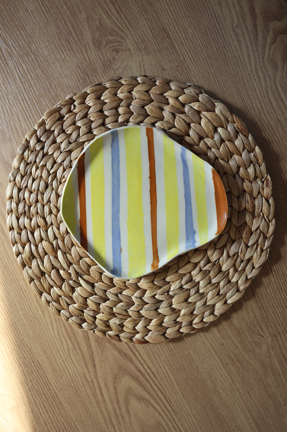 Striped Plate Set