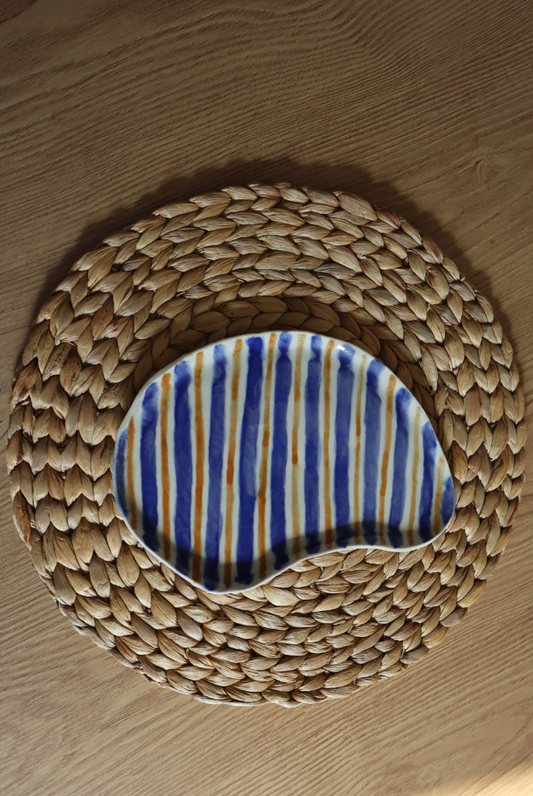 Striped Plate Set